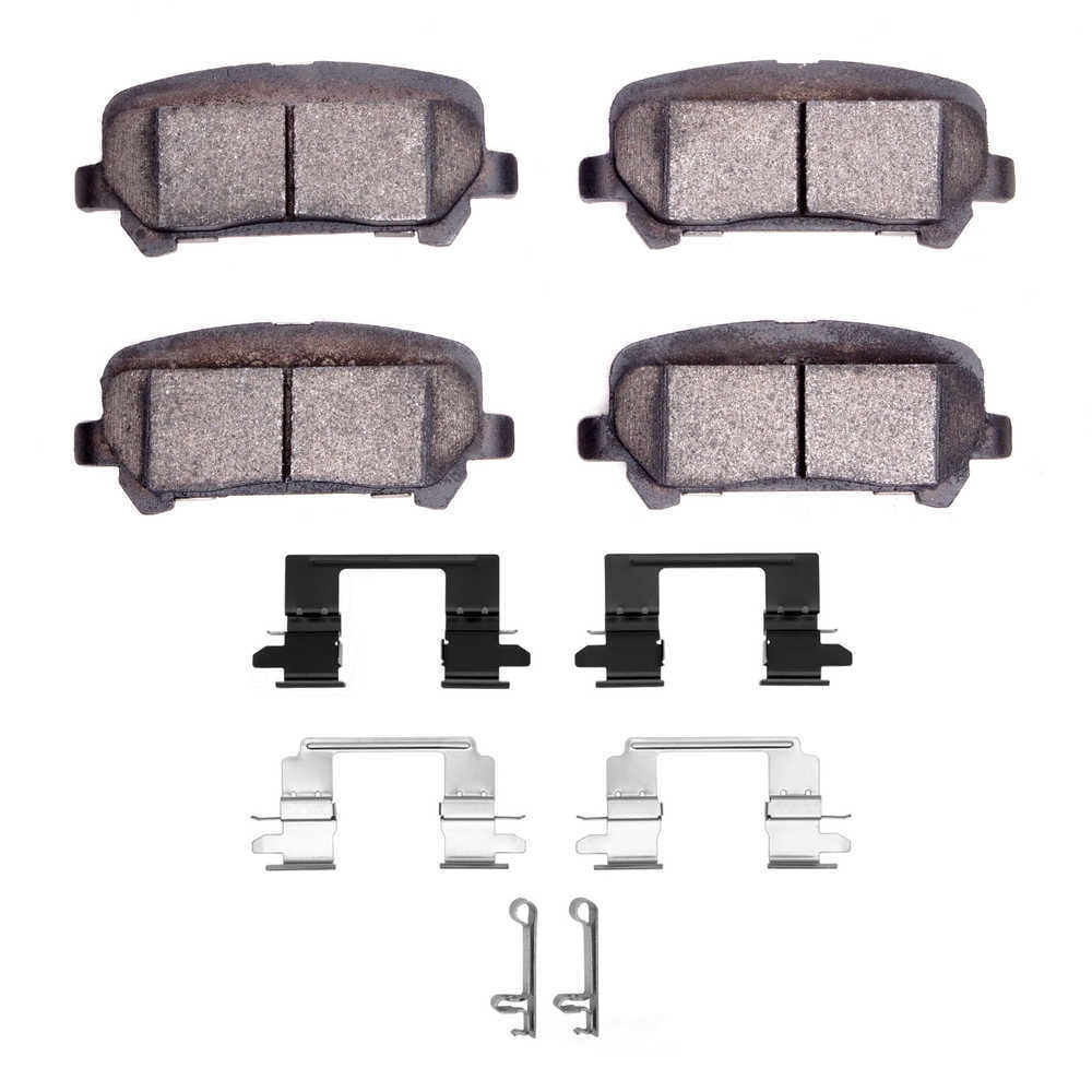 Dynamic Friction Company 1400-1806-01 DFC Ultimate Duty Performance Brake Pads and Hardware Kit