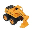 thumbnail image 4 of Juguete Excavadora Para Niños Camión Excavadora De Ingeniería Sin Ruido Rueda Redonda Portátil ABS Respetuoso Con El Medio Ambiente Para Ejercitar La Coordinación Para ANGGREK Juguetes, 4 of 8