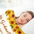 thumbnail image 2 of Godmother Gifts from Godchild, Godmother Christian Gifts for Women, Sunflower Godmother Gift Blanket, Birthday for Women Friends, Soft Godmother Throws Blankets (Size: 50"x60"), 2 of 6