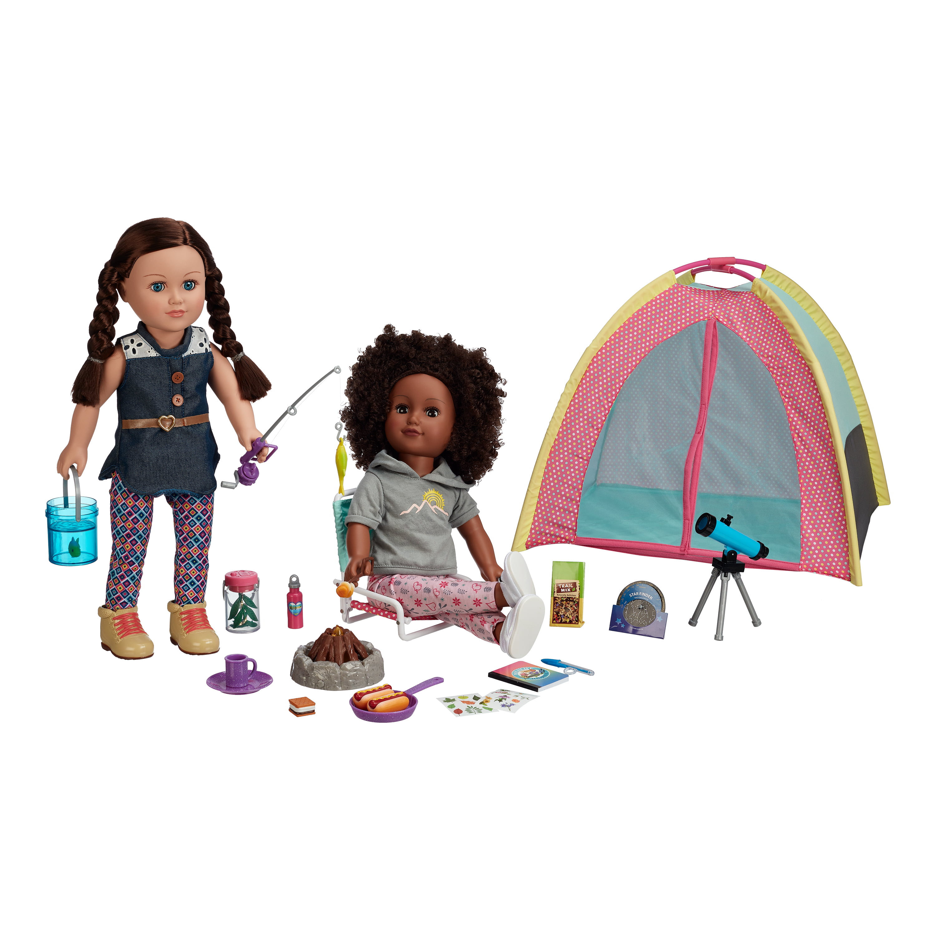 Super Cute Doll Camping Set Newly Redesigned Camping Set for 18 inch Dolls 