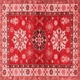 thumbnail image 1 of Ahgly Company Indoor Square Geometric Red Traditional Area Rugs, 5' Square, 1 of 4