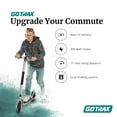 thumbnail image 3 of GOTRAX XR Ultra Adults Electric Scooter, Peak 400W 36V 8.5"Tires 15.5mph Foldable E-Scooter for Commuting,Black, 3 of 8