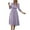 Purple, variant on Womens Plus $15 & Under!Summer Plus Size Dresses for Womens 2024 Fashion Solid Color Irregular Collar Button Long Sleeve Dresses