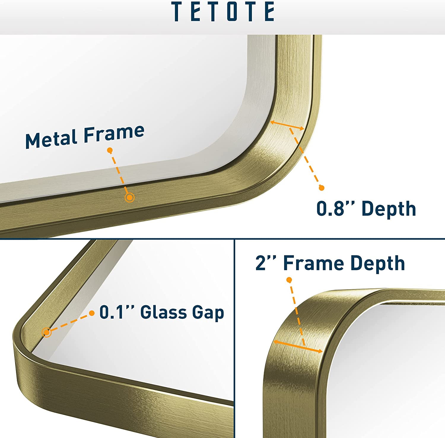 rounded rectangle mirror gold rounded rectangle mirror gold