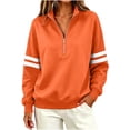 thumbnail image 3 of cocolona Fall Sweatshirts for Women Half Zip Pullover Long Sleeve Trendy Casual Tops, 3 of 6