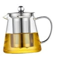 thumbnail image 4 of LEORX Teapot With Infuser Kettle With Infusers Teapots Teapot With Diffuser Steel Tea Pots Clear Glass Tea Container, 4 of 8