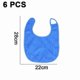 thumbnail image 2 of 6-Pack Soft Cotton Knit Bibs for Infants, Waterproof and Absorbent Feeding Essentials for Girls, 2 of 5