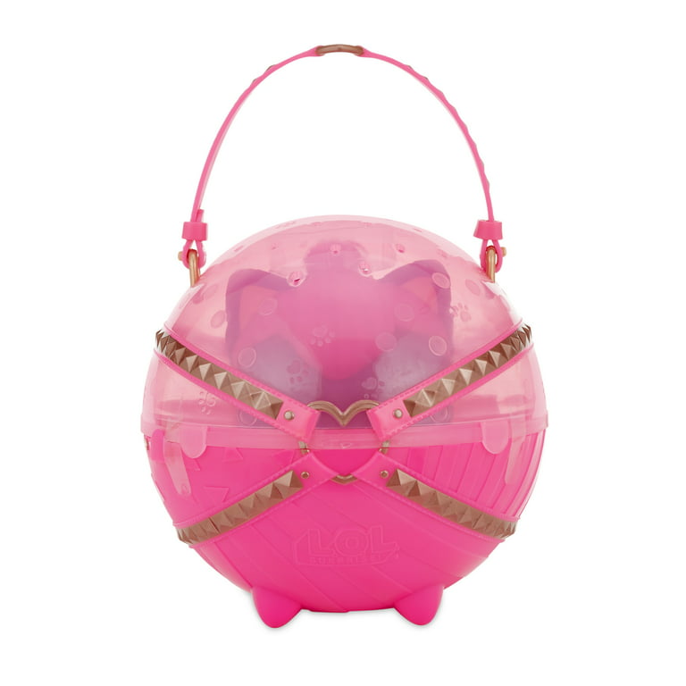 LOL Surprise,Biggie Pet Pink Spicy Kitty, 7” Tall Coin Bank, Backpack