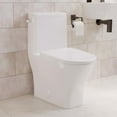 thumbnail image 2 of Sublime II One-Piece Round Toilet with Left Side Flush, 10" Rough-In 1.28 gpf, 2 of 14