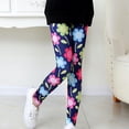 thumbnail image 4 of VERUGU Girls Leggings Fall Winter Kids Printed Milk Silk Pattern Leggings Toddler Comfortable Slim Cropped Trousers Multicolor 4 Years, 4 of 4