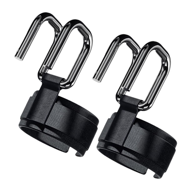 para levantamiento de pesas, correas de muñeca de metal, ganchos de soporte para muñeca para fitness, levantamiento de pesas, culturismo y g