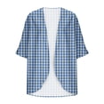 thumbnail image 5 of cfhntfmh Oversized Shirts for Women Loose Fall Collared Buttons down Blouses Comfy Long Sleeve Plain Tops, 5 of 5