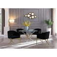 thumbnail image 2 of Meridian Furniture Mercury Round Tempered Glass Top Dining Table, 2 of 8