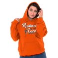 thumbnail image 4 of Christian Loved by The Lord Unisex Plus Fleece Graphic Hoodie Brisco Brands 4X, 4 of 5