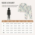 thumbnail image 4 of Pajama Sets for Women 2 Pcs, Howdy sea horse cowboy western Button Down Long Sleeve Sleepwear Lounge PJ Sets, 4 of 6