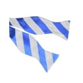 thumbnail image 3 of Sky Blue and White Silk Bow Tie, 3 of 3