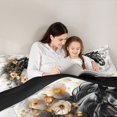 thumbnail image 5 of Feelyou 3D Black Horse Bedding Comforter Set, Marbling Abstract Artwork Twin Comforter Sets, Farmhouse Flower Floral Reversible Bedding Set, Super Cozy Room Decor, 2 Pieces, 5 of 8