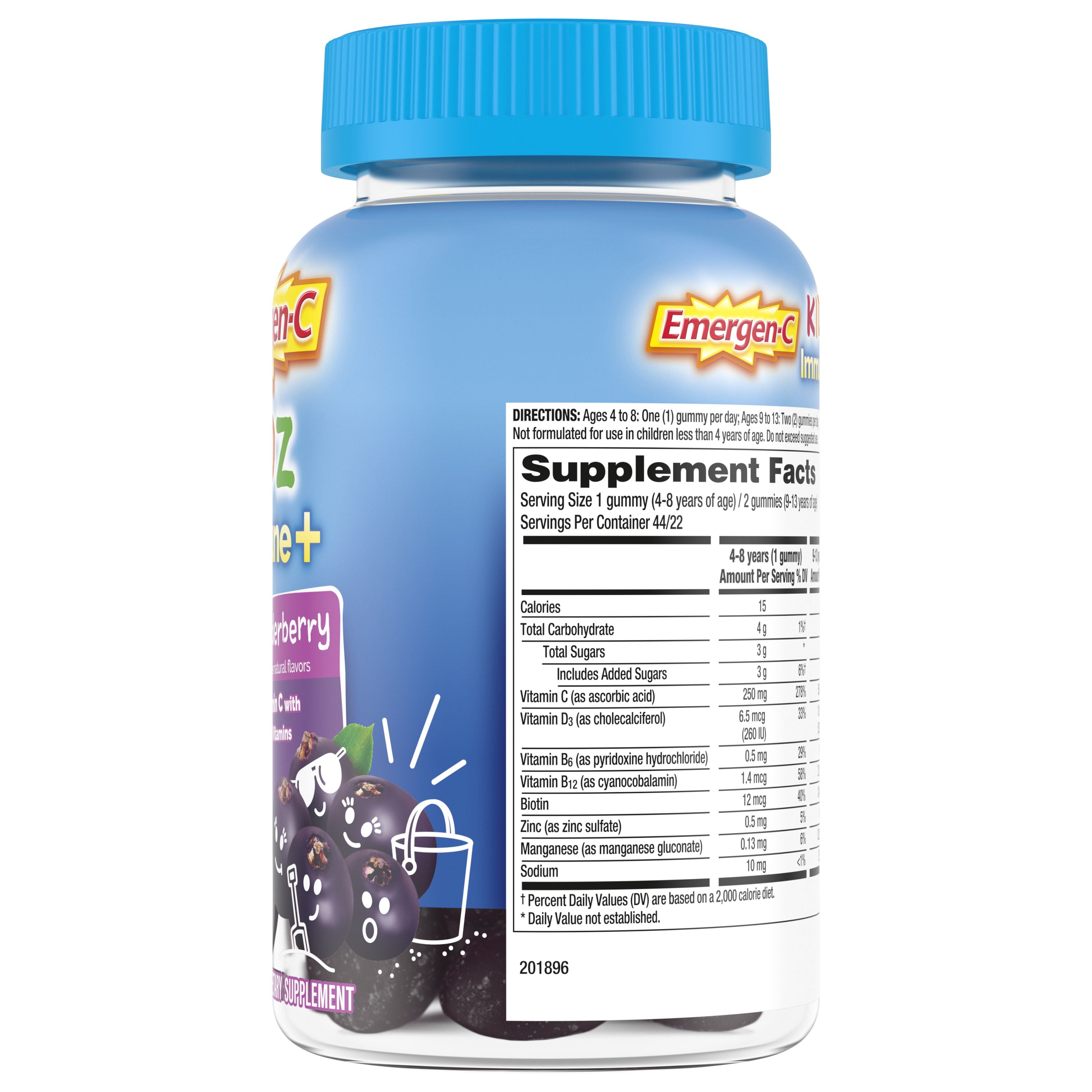 Emergen C Immune Gummy Elderberry 44 CT