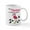 White, variant on CafePress - Flamingo Flock Of Pigeons Mug - 11 oz Ceramic Mug - Novelty Coffee Tea Cup