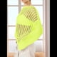thumbnail image 5 of Pañuelos de Crochet para Mujer, Pareos de Baño Calados, Trajes de Verano Tejidos Verde Fluorescente L, 5 of 8