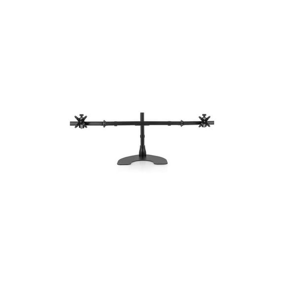Ergotech Space Saving Desk Stand - Up to 34" Screen Support - 50 lb Load Capacity - Desk - Steel, Aluminum - Black - TAA Compliant
