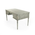 thumbnail image 4 of Zentique LI-SH14-30-26 59.75 x 31.5 x 31.25 in. Canning Desk, Distressed Grey & Cream, 4 of 6