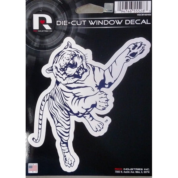 Jackson State University Tigers JSU 5 Inch Decal Sticker, Flat Vinyl Die Cut, Full Adhesive Backing