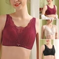 thumbnail image 2 of Women\'s Seamless Lace Bra Wireless Comfort Lifting Underwear Comfortable Breathable BraSkin ColorXL 80CD-85AB, 2 of 5