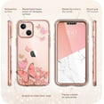 thumbnail image 6 of i-Blason Cosmo Series Case for iPhone 13 6.1 inch (2021 Release), Slim Full-Body Stylish Protective Case with Built-in Screen Protector (PinkFly), 6 of 6