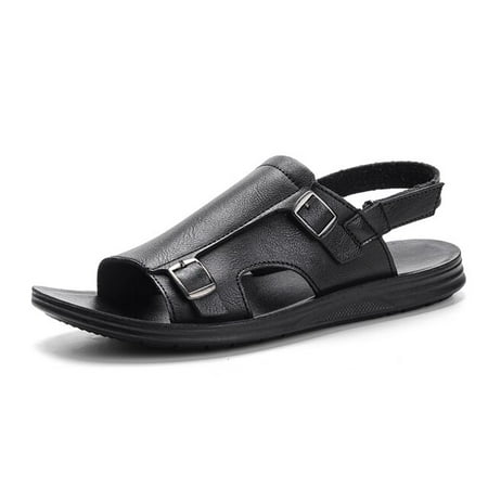 

Men Sandals 2022 Summer New Arrival Premium Leather Lightweight Breathable Comfortable Beach Designer Sandals