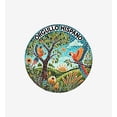 thumbnail image 2 of Orgullo Hispano Parrot Mosaic Adult White Crew Neck Short Sleeve Tee-XL, 2 of 4