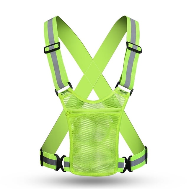 Gilet Réfléchissant Équipement de Course, Équipement de Course Réfléchissant Haute Visibilité, Coureur de Cyclisme Bande Réfléchissante Sangle Réflecteur pour la Marche la Course le Cyclisme Hommes Femmes Enfants