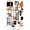 Orange, variant on Canvas Wall Art, Orange Black Grey Geometric Framed Canvas Prints for Kitchen Bedroom, Middle Century Modern Abstract Art Small Gallery Wrapped Wall Decor for Home Office, Gifts, 8"x12" Ship Next Day