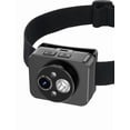 thumbnail image 2 of Mini Camara Deportiva sport De Accion FULLHd 1080p arnes Para Cabeza con Luz Led nocturna linterna para aventuras camping excursion hasta 6 horas de bateria recargable de Gogo Electronics Color Negro, 2 of 7