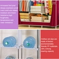 thumbnail image 4 of Portable Closet Storage Organizer Clothes Wardrobe Shoe Clothing Rack Shelf Dustproof Waterproof Non-woven Fabric,Quick and Easy to Assemble, 4 of 8