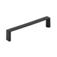 thumbnail image 1 of Cabinet Pull Amerock, contemporáneo, cuadrado, negro mate, paquete de 6, 1 of 1