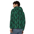 thumbnail image 4 of Vsdgher Mint Bird Feathers Mens Hoodies Zip Hoodie, Hoodies for Men, Zip-up Hooded Sweatshirt-Medium, 4 of 5