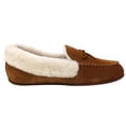 thumbnail image 2 of Fit Flop Women's Clara Tumbled Tan Suede Moccasins - 6M, 2 of 3