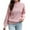 Pink, variant on Fesfesfes Women Sweater Half Turtleneck Sweater Women Sweater Loose Fall Winter Long Sleeve Knit Sweater Clothes Sale