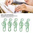 thumbnail image 4 of Paperclips in Classic Box Office Supplies Unique Music Note Shaped Cute and Stylish 100pcs for Creative Paper Home Holder Included, 4 of 7