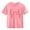 Pink, variant on Piuwrlz Girl Graphic Shirts Tops Girls Short T-Shirts Sleeve Cotton Pullover Blue Size 9 Years