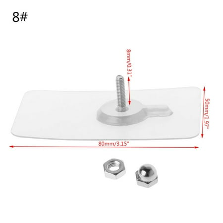 

Strong Self Adhesive Screw Hook Wall Mouted Stainless Steel Seamless Shelf Hanger