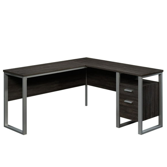 Sauder® Rock Glen L-Desk, Blade Walnut, 425773