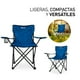 thumbnail image 3 of Sillas Camping y playa Duralife Plegable Portatil 2 Piezas Azul, 3 of 7