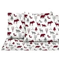 thumbnail image 2 of Safdie & Co. Flannel Sheet Set 4PC King Wildlife, 2 of 2