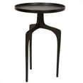 thumbnail image 3 of Uttermost Table d'Appoint Contemporaine en Aluminium avec Plateau Rond en Brun Foncé, 3 of 4