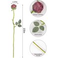 thumbnail image 2 of 24pcs Artificial Vintage Roses Fake Silk Rose Flowers with Long Stem for DIY Bouquets Wedding Centerpiece Party Home Kitchen Decoration(Cream Pink), 2 of 5