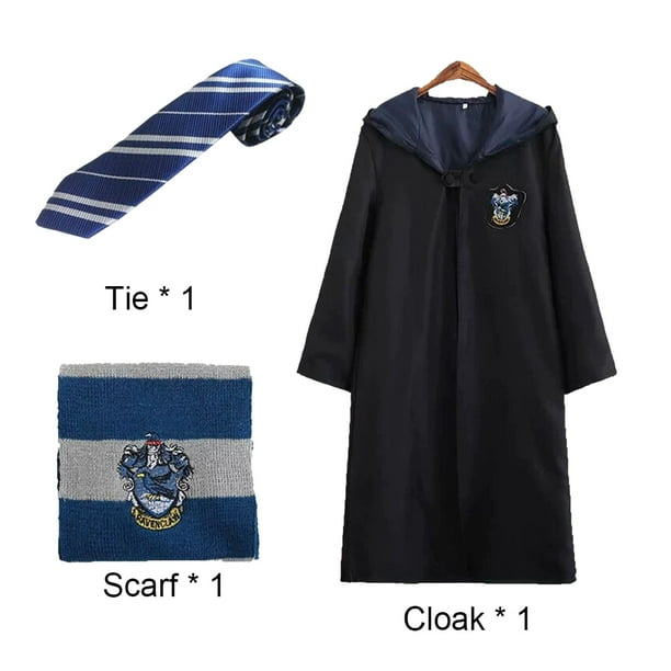 3pcs Set Cosplay Disfraces Disfraz de Halloween Talla infantil (M Ravenclaw) Sywqhk libre de BPA