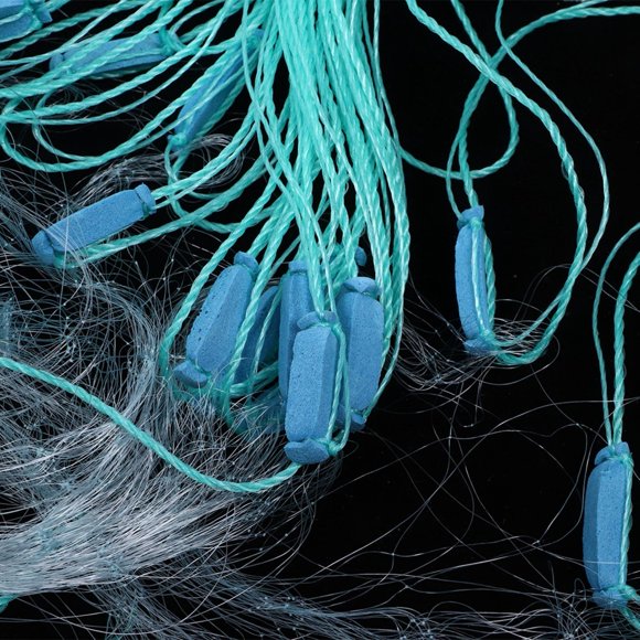 Red de Pesca Pesada Ecomeon 50 M Longitud 1,5 M Altura con Flotador Material de Nailon