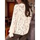 thumbnail image 5 of Blusa Informal Elegante de Encaje para Mujer, Camisa de Larga con Botones, Ropa de Moda para y Otoño Albaricoque L, 5 of 9